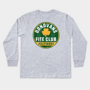 Donovans Fite Club Kids Long Sleeve T-Shirt